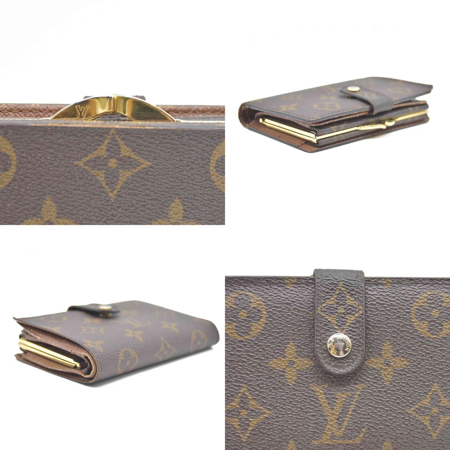 AUCTION $750  Louis Vuitton  Monogram French Purse Wallet TH4078