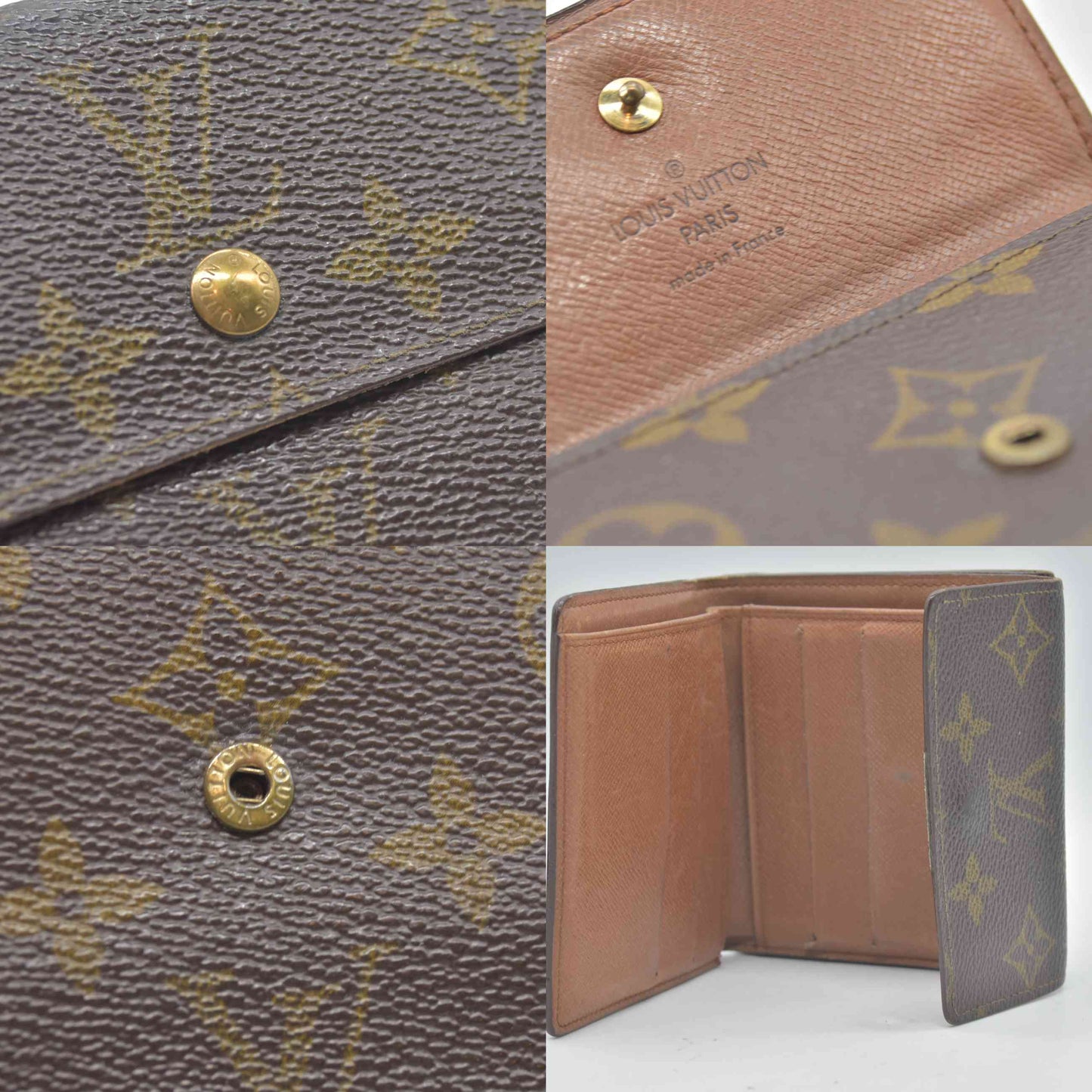 $630 1993 Louis Vuitton Monogram Elise Wallet SP0963