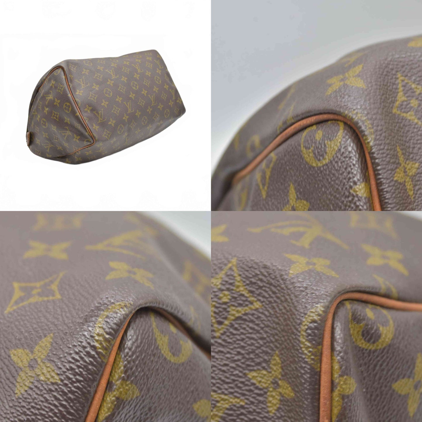 $1630 1982 Louis Vuitton Speedy 30 Hand Bag Monogram Brown SA823