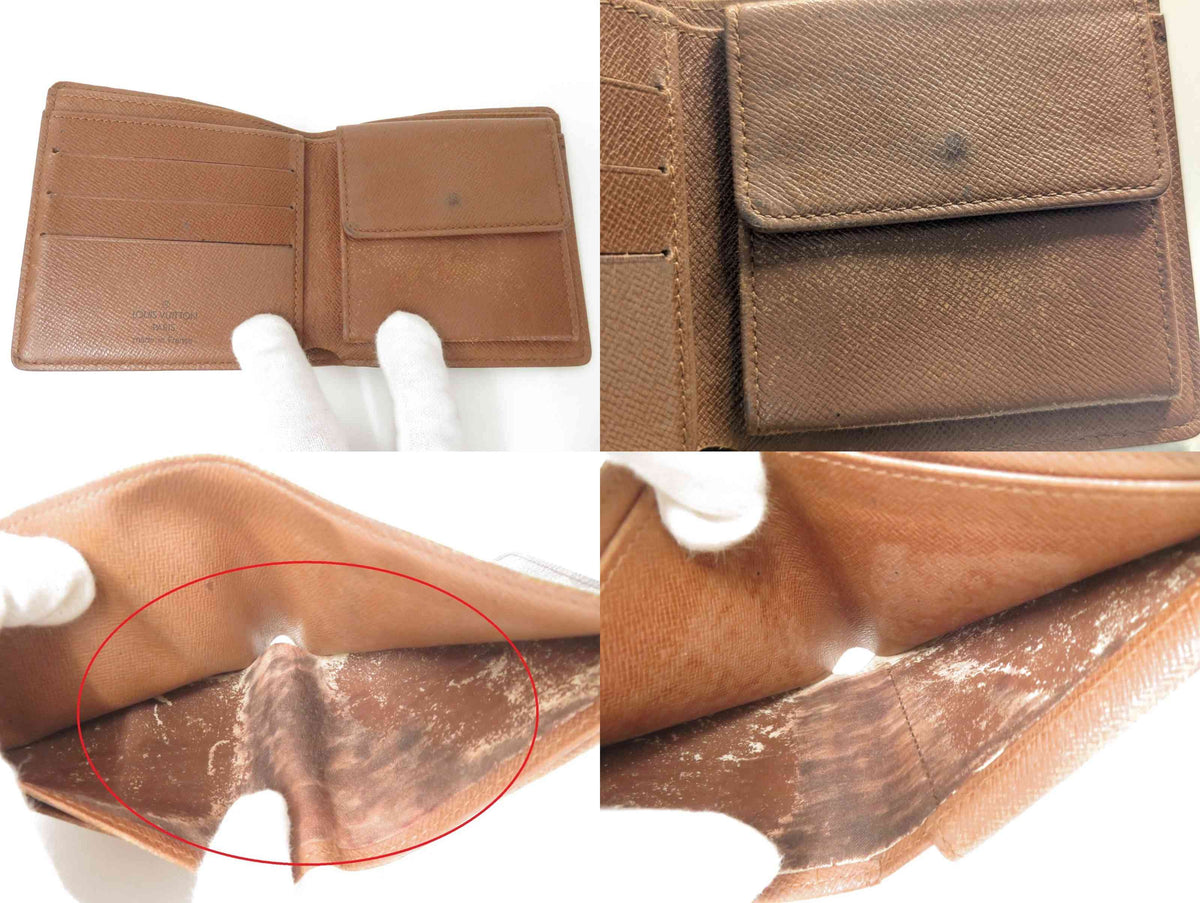 $630 2006 Louis Vuitton Monogram Marco Compact Wallet CA0066