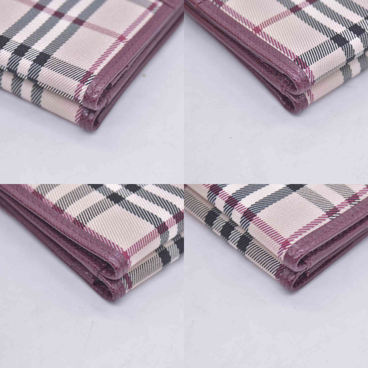 $290 Burberry House Check Card Case Holder CONSIGNMENT
