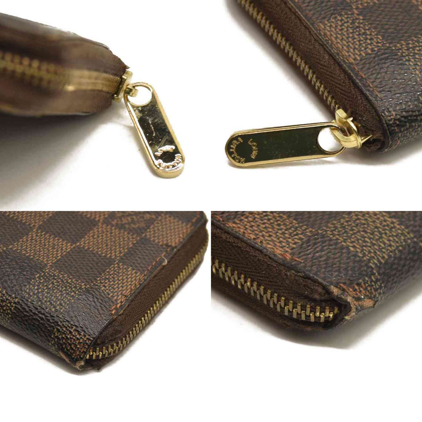 Louis Vuitton  Damier Ebene Zippy Coin Purse TH0066