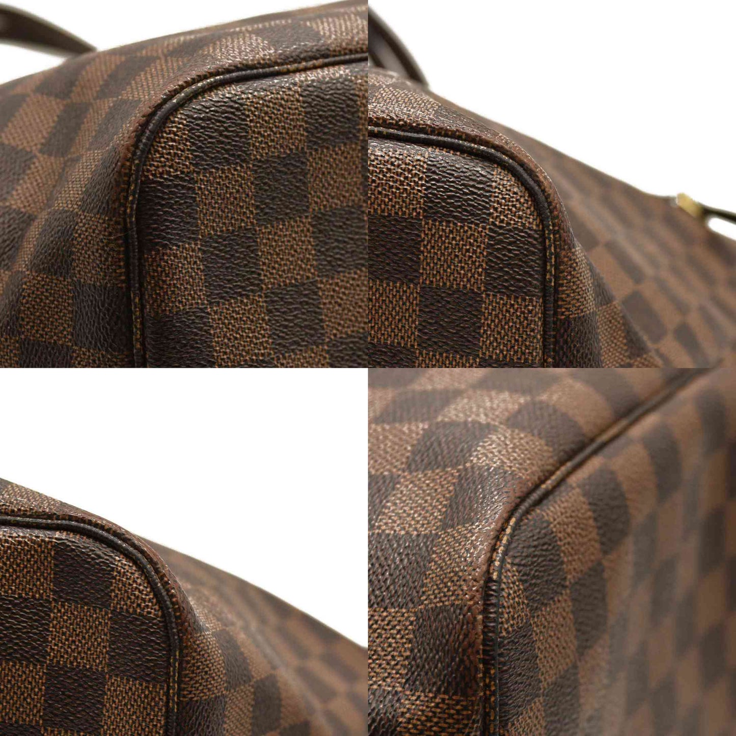 Louis Vuitton  Damier Ebene Neo Neverfull MM Rose Ballerine