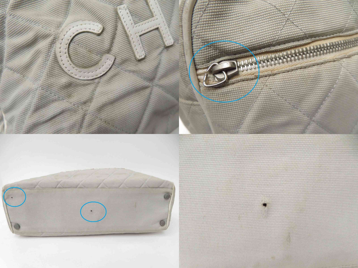 $2,200 2004 Chanel Sports Line Matelasse Nylon Boston Bag 9xxxxxx
