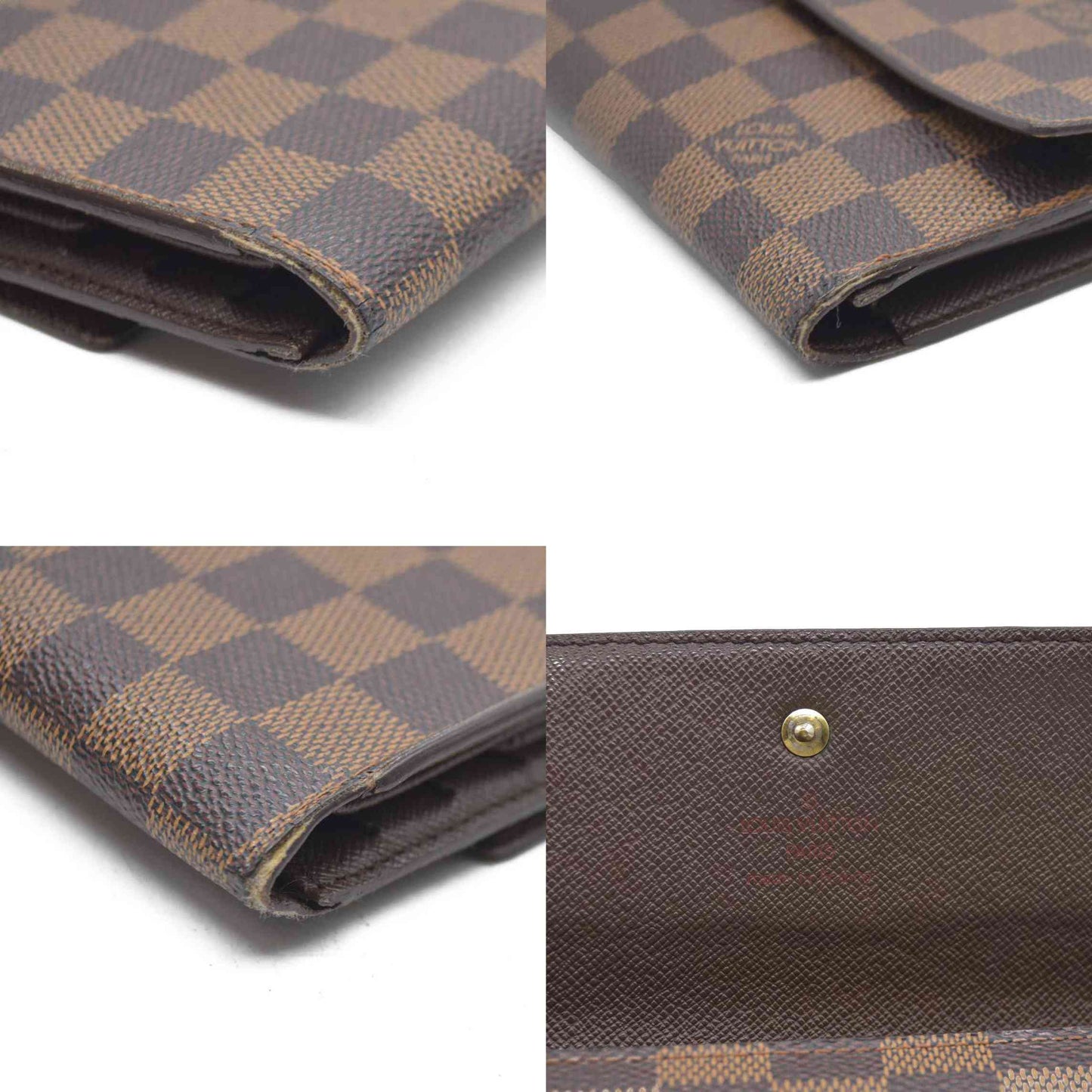 Louis Vuitton Damier Porte Tresor International Trifold Long Wallet TH0014