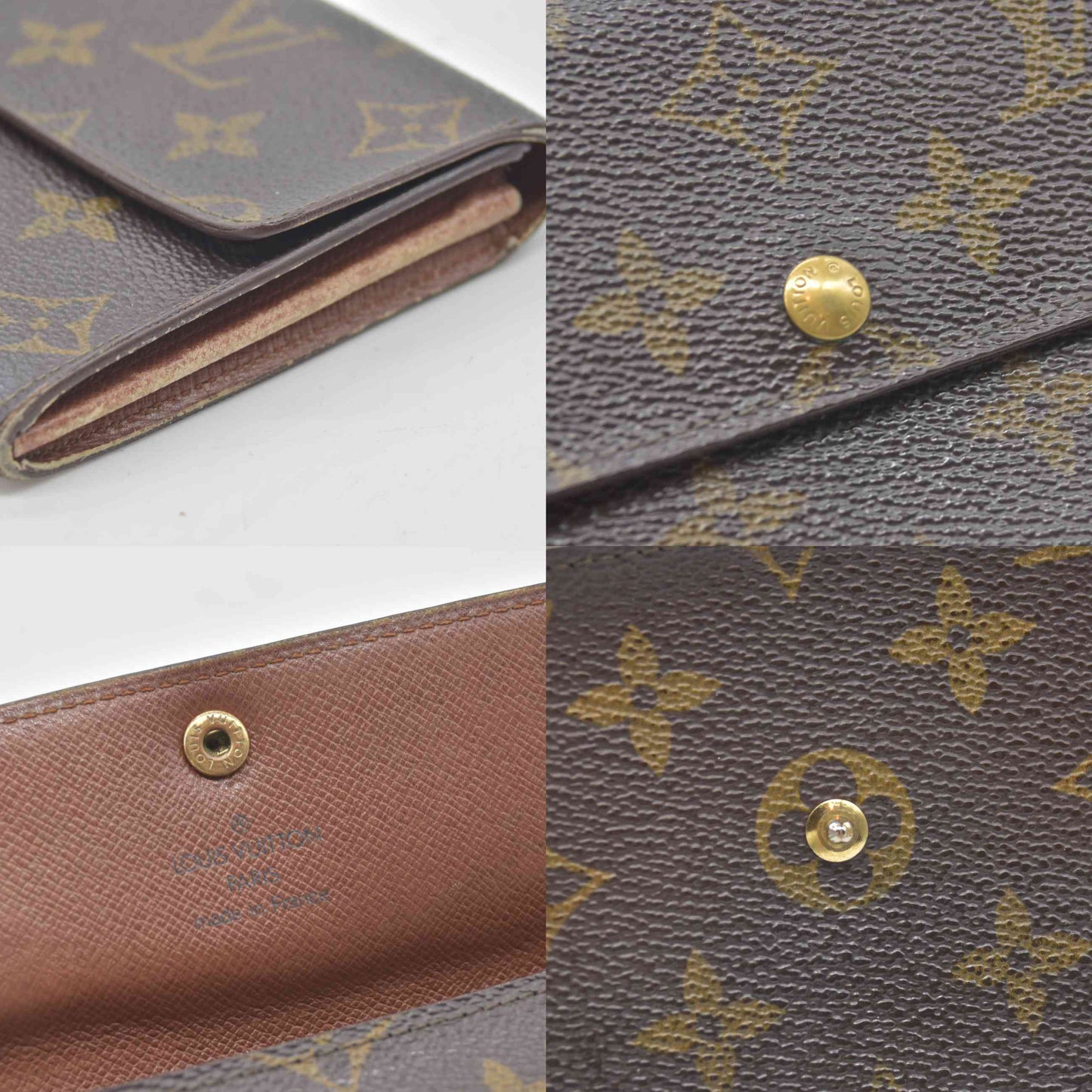 $720 1992 Louis Vuitton Monogram Sarah Wallet MI0992