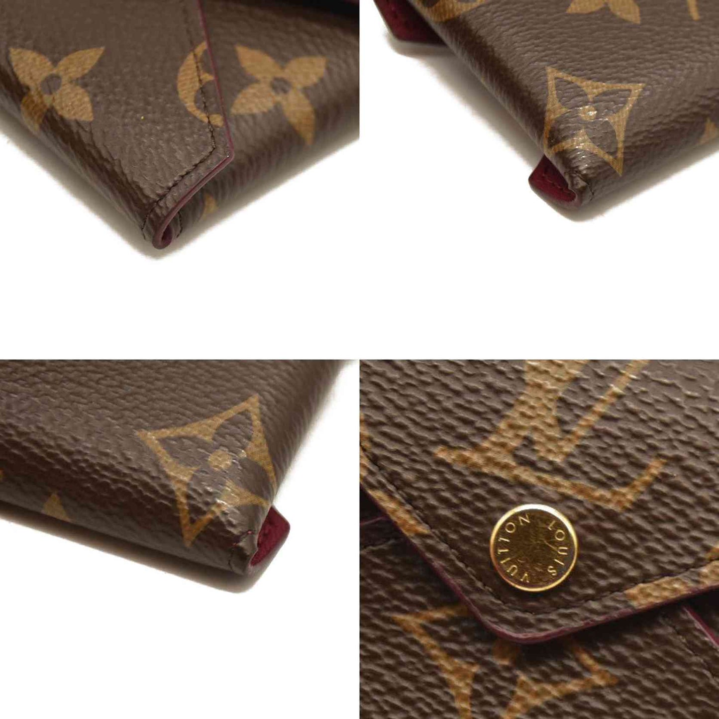 Louis Vuitton  Monogram Small Kirigami Pochette Insert Fuchsia