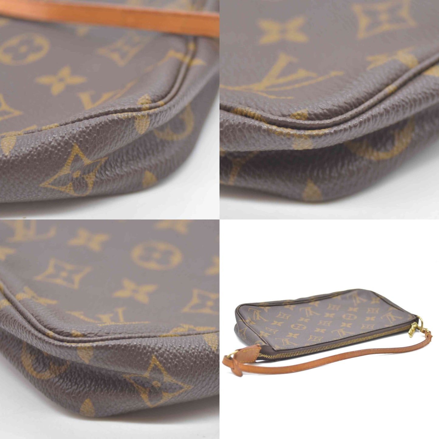 Louis Vuitton LV Accessories Pouch Pochette Accessoires Brown Monogram VI1919