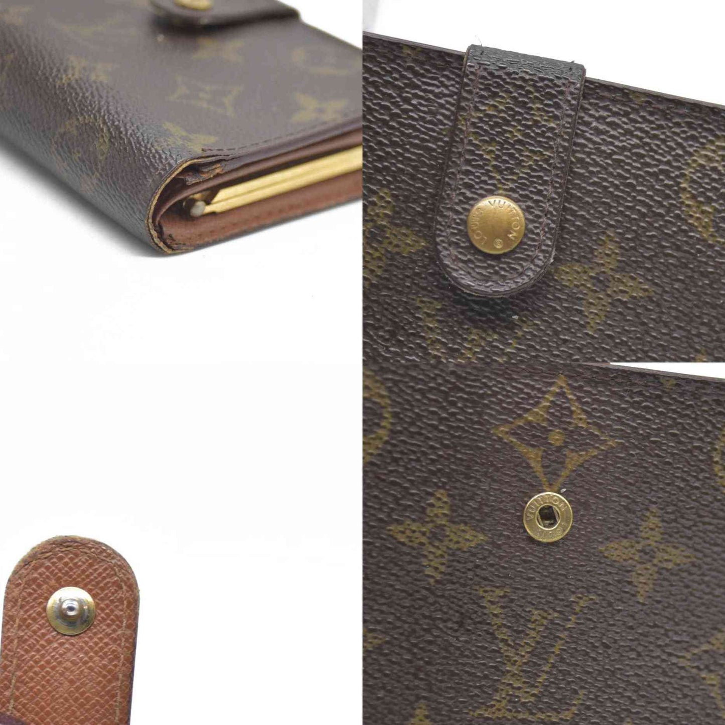 Louis Vuitton Monogram Porte Monnaie Billets Viennois Bifold Wallet CA0010