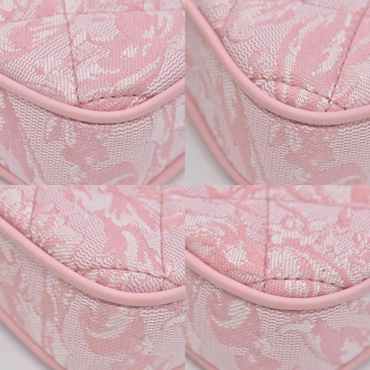 Versace Jacquard Barocco Quilted Medusa Crossbody Pink CONSIGNMENT