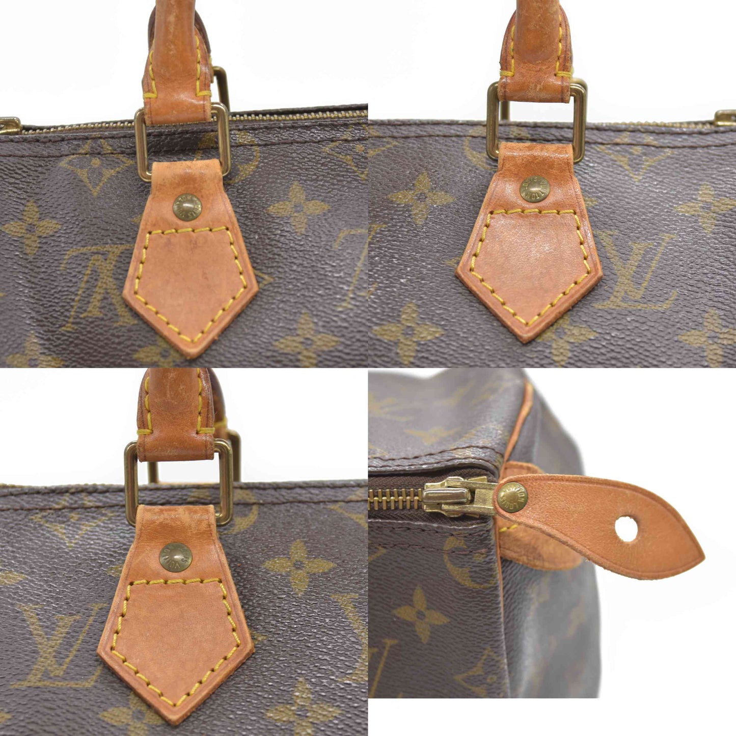 Louis Vuitton LV Hand Bag Speedy 25 Brown Monogram SP0975