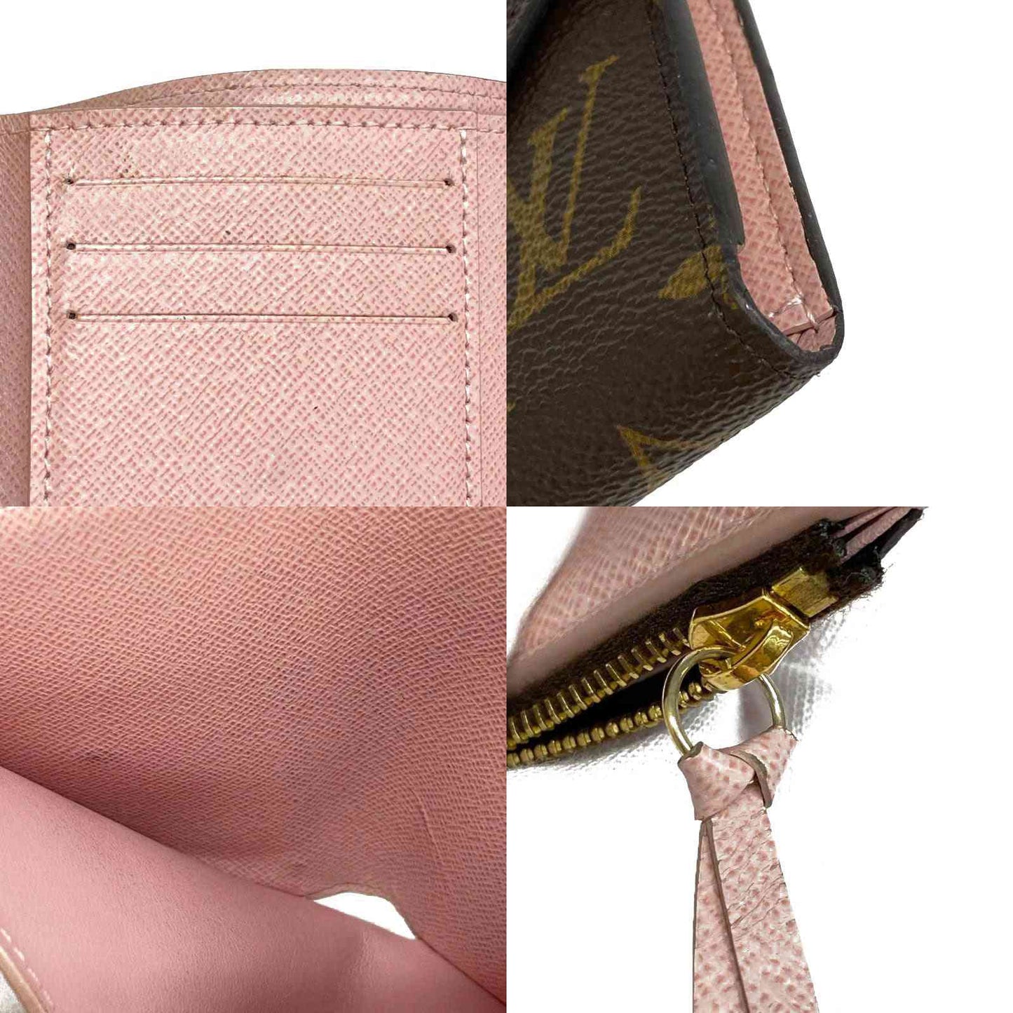 Louis Vuitton  Monogram Victorine Wallet Rose Ballerine