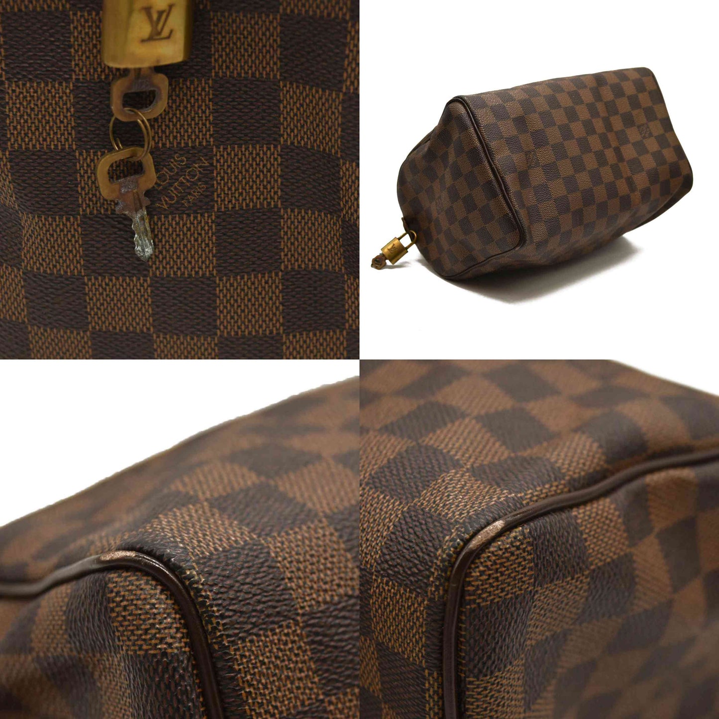 LOUIS VUITTON  Damier Ebene Speedy 25