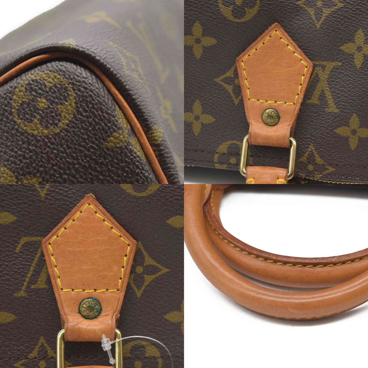 Louis Vuitton LV Hand Bag Speedy 35 Brown Monogram VI0972