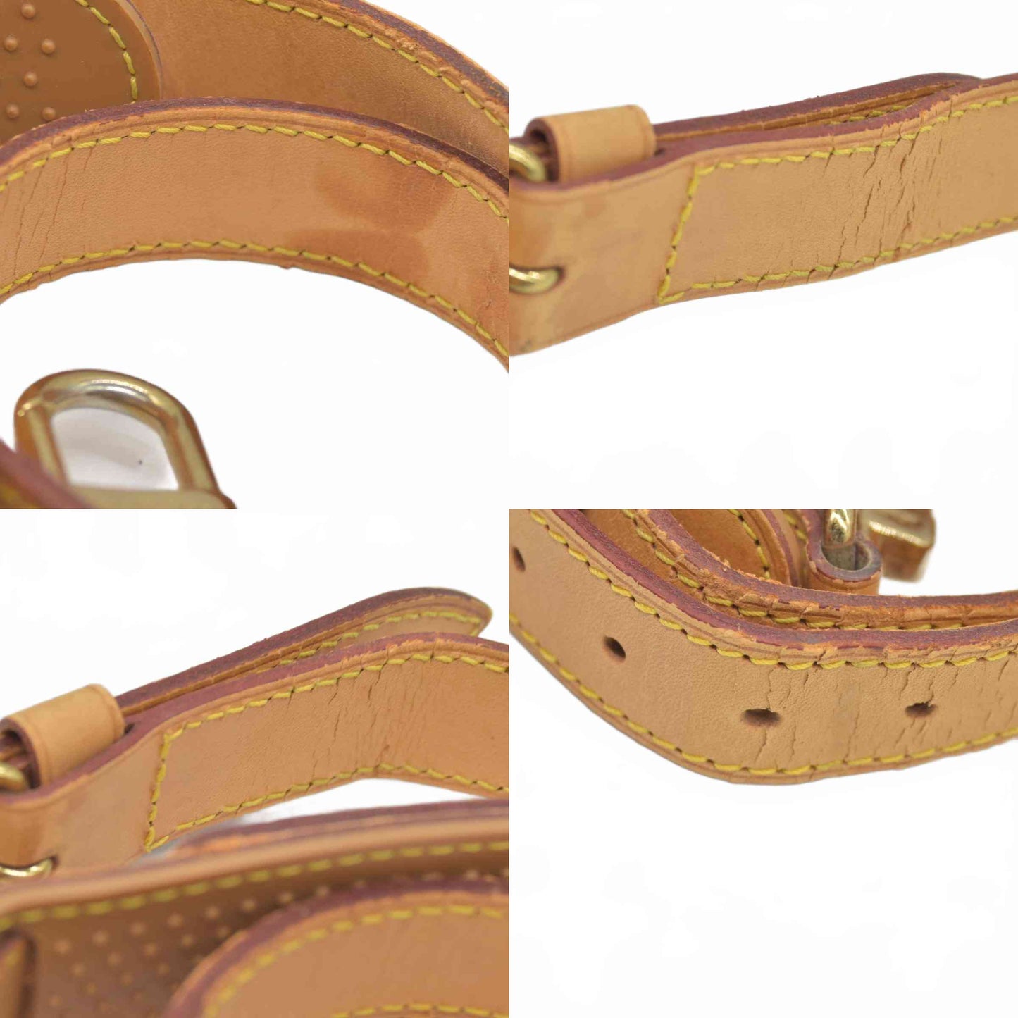 Louis Vuitton LV Shoulder Strap Brown Leather