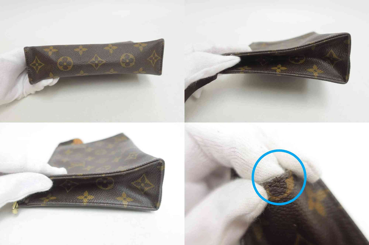 Louis Vuitton  $540 Monogram Poche Toilette 19 Clutch Bag #30763