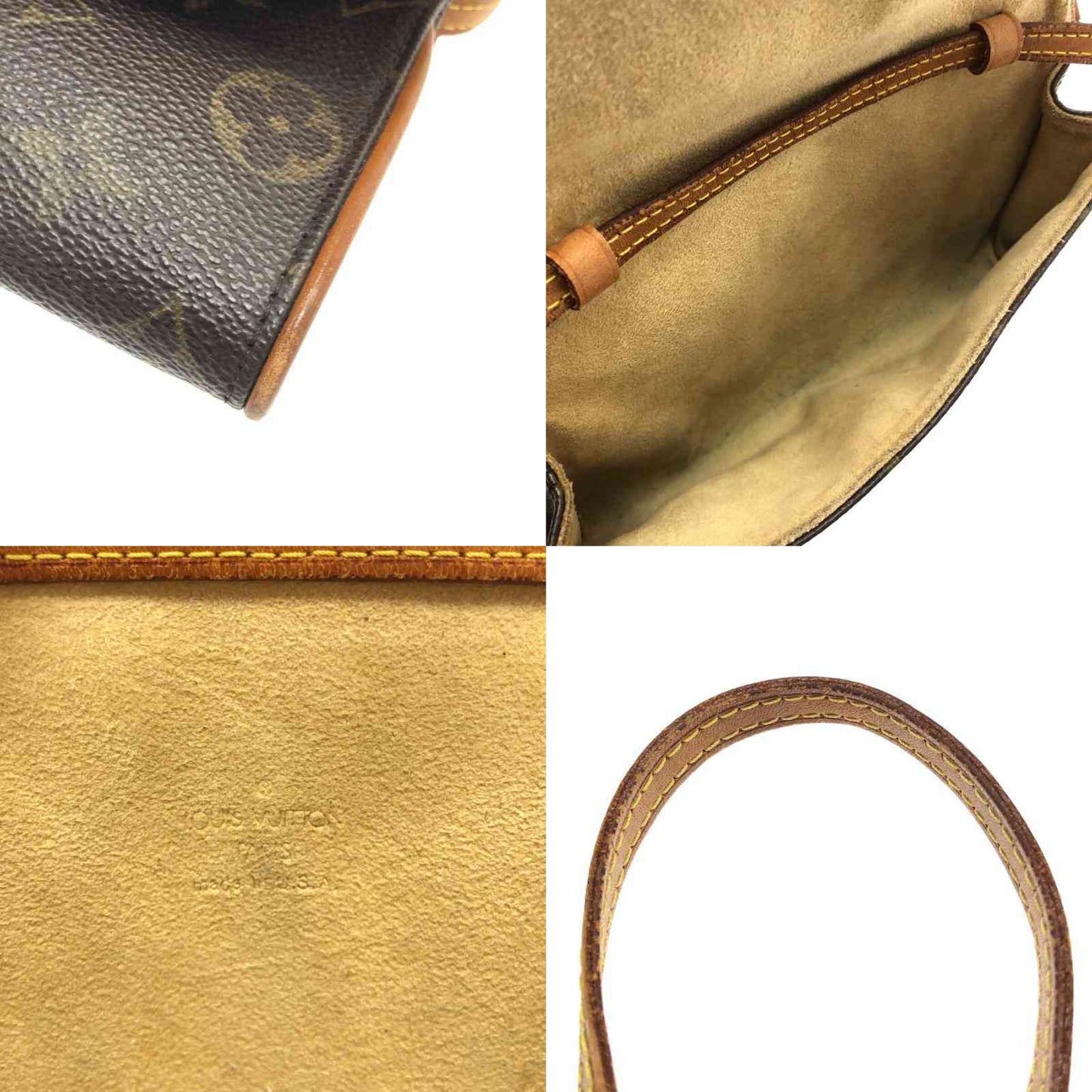 LOUIS VUITTON Monogram Pochette Twin PM Made In USA