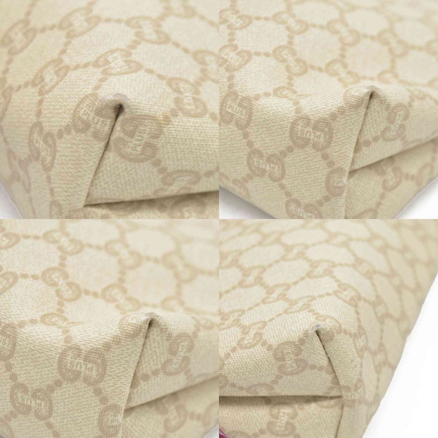 Gucci GG Gucci Plus PVC Leather Pouch Clutch Bag