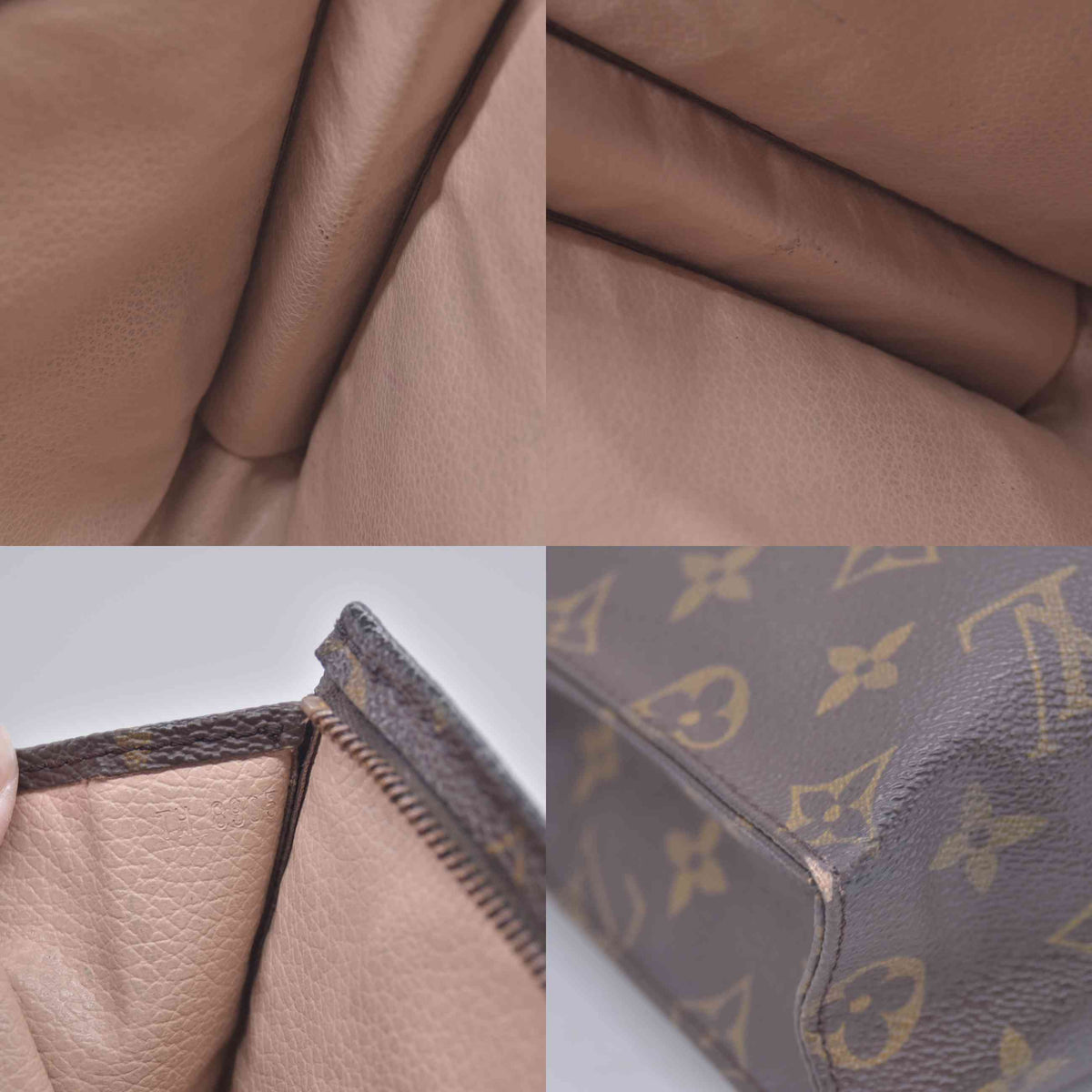 $760 1995 Louis Vuitton Toiletry 26 Brown Monogram TH8905