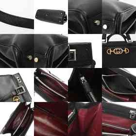 $4500 GUCCI Zumi Medium Top Handle 2-Way Bag