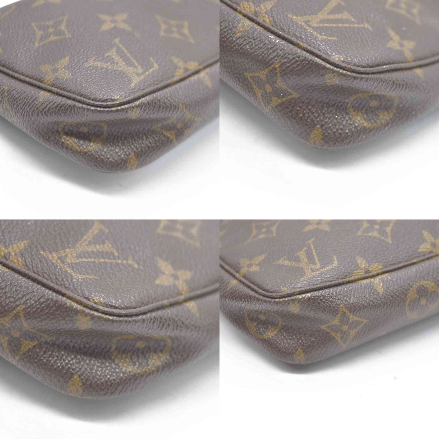 Louis Vuitton LV Accessories Pouch Pochette Accessoires Brown Monogram VI0011