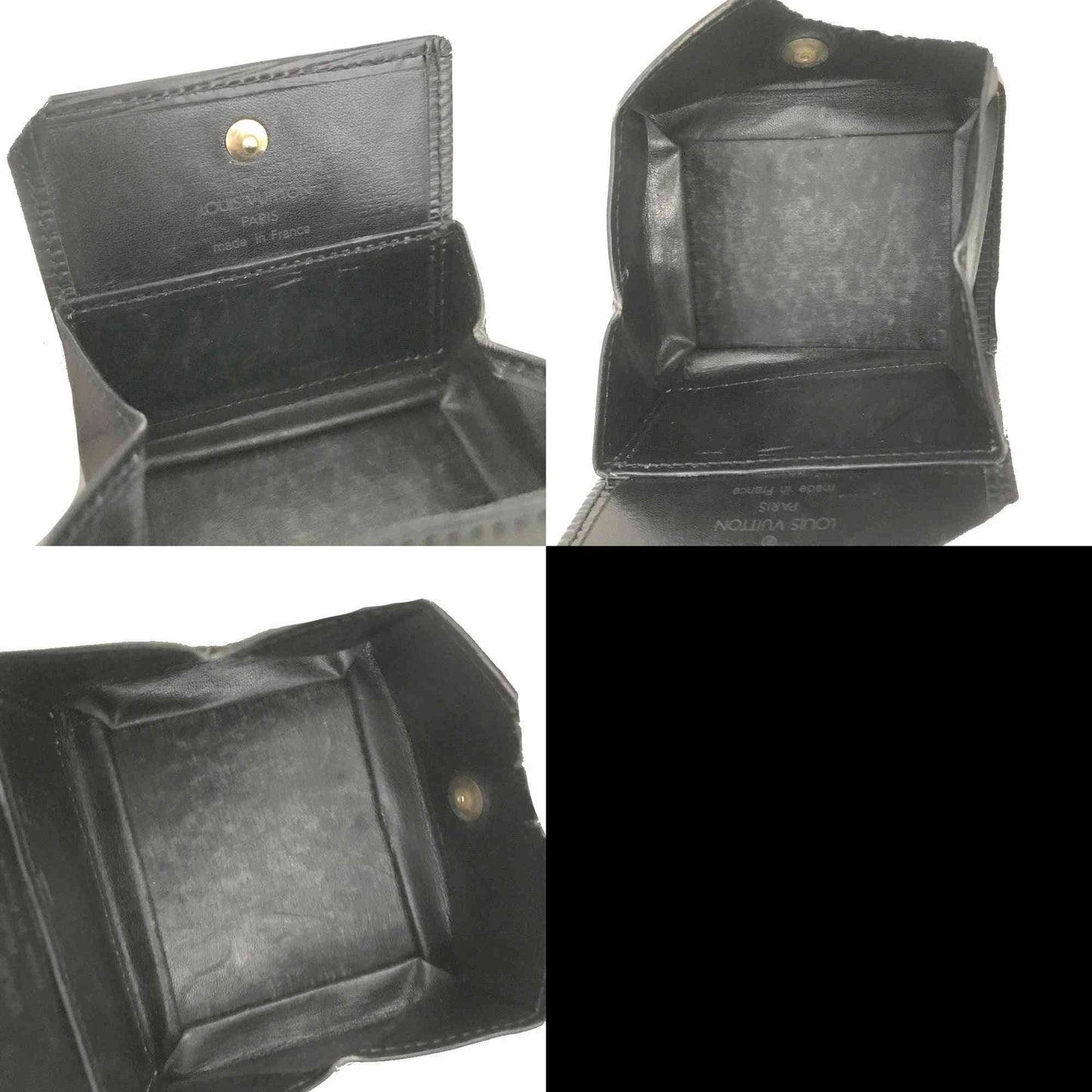 $345 1995 Louis Vuitton Epi Porte Mannaie Boite Leather Coin Purse Wallet MI0945