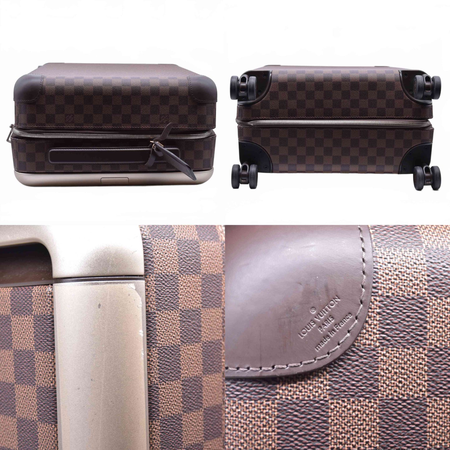 $3550 Louis Vuitton Damier Ebene Horizon 55 RFID