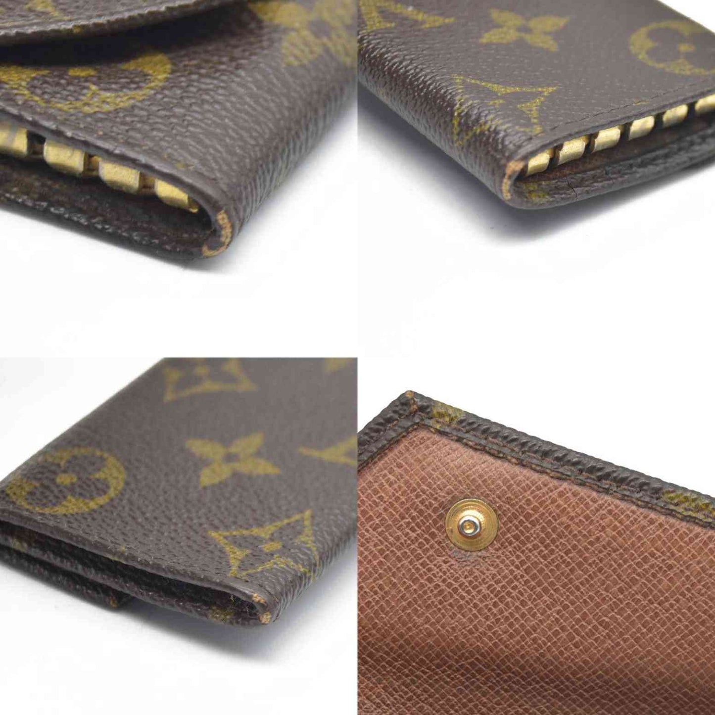 AUCTION $345 Louis Vuitton Monogram Multicles 6 Ring Key Case Brown/2BH2048