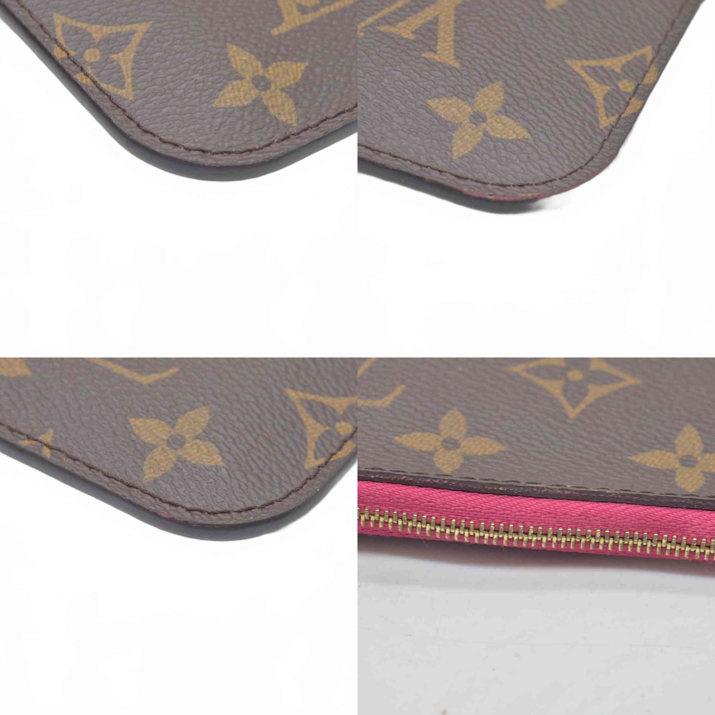 $600 Louis Vuitton  Monogram Neo Neverfull GM MM Pochette Fuchsia