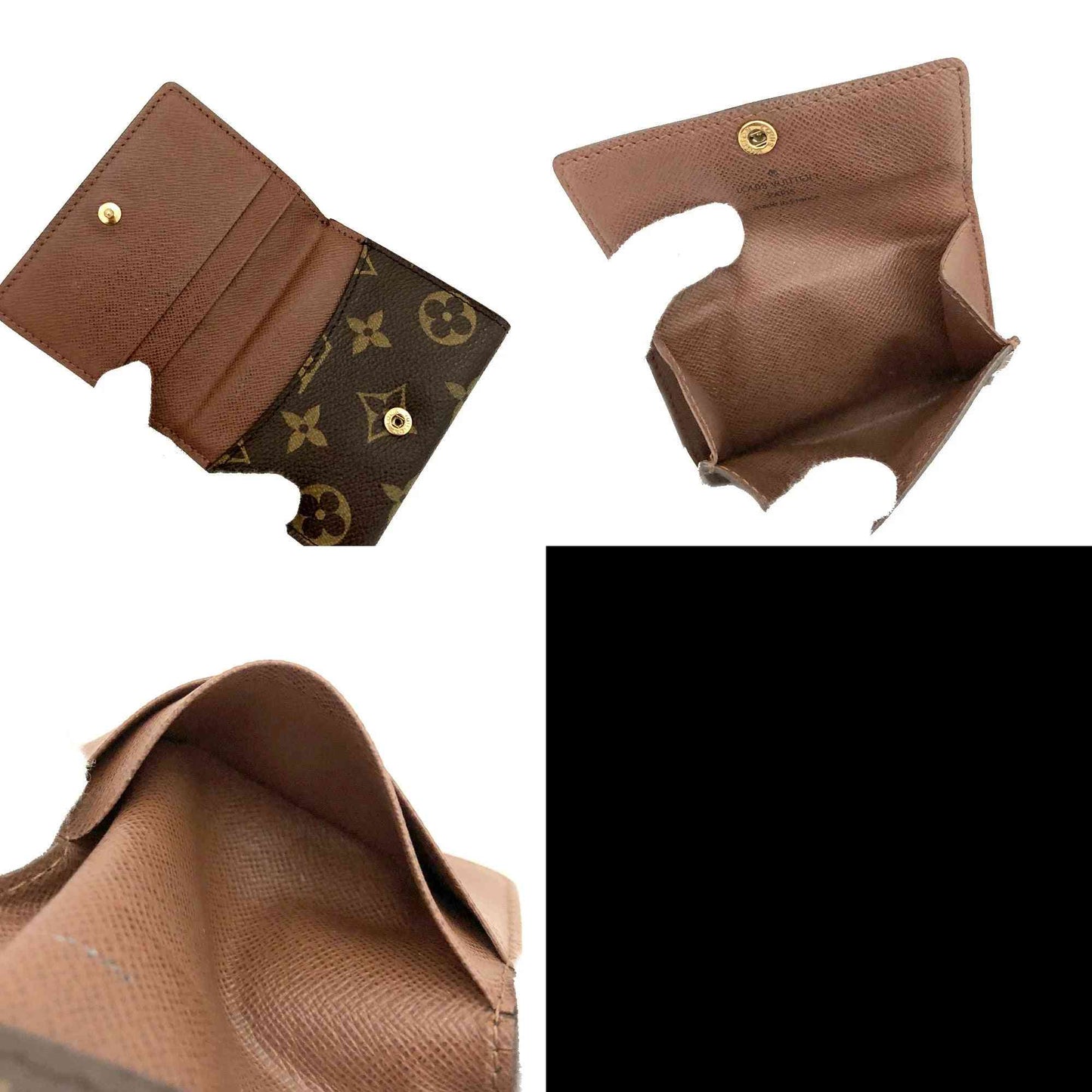 Louis Vuitton Monogram Ludlow Wallet Coin Purse Brown CT3087