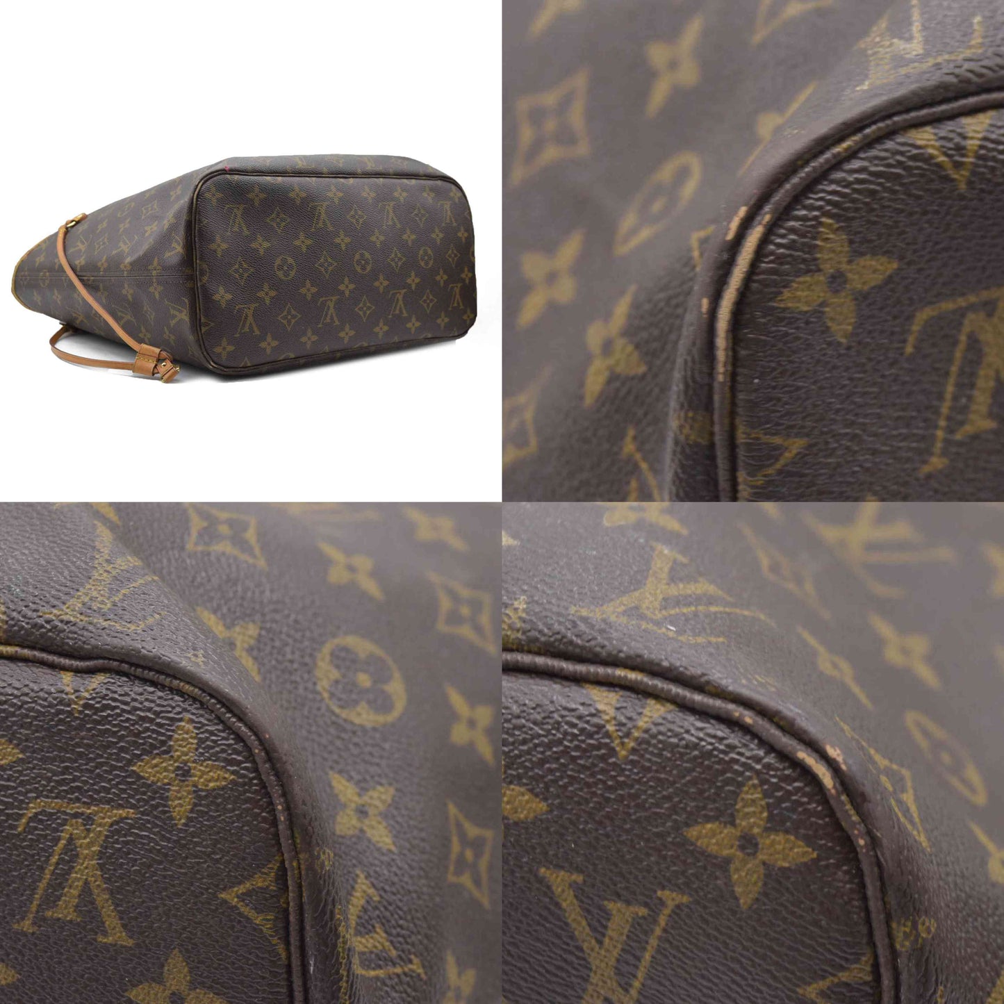 $2170 Louis Vuitton Monogram Neverfull MM SD2166
