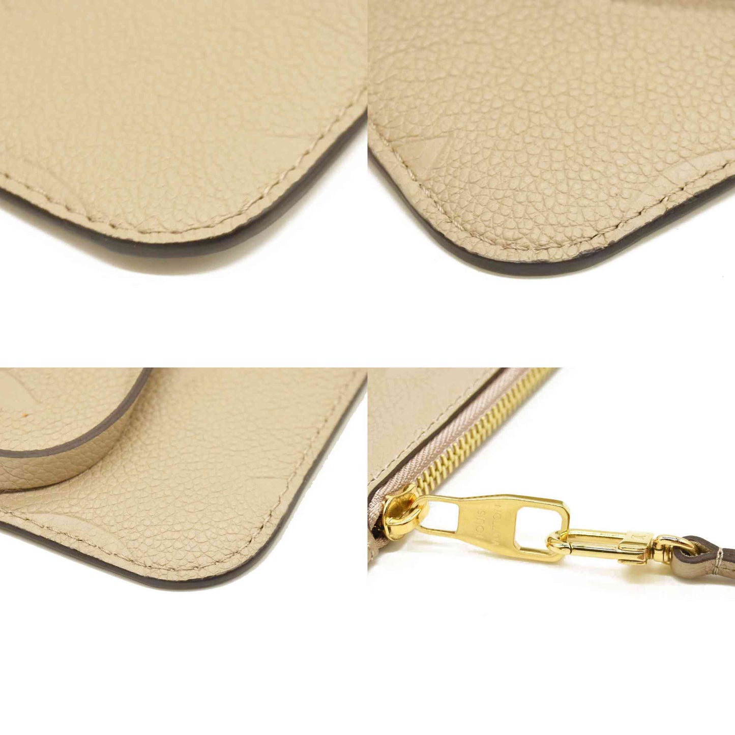 Louis Vuitton  Empreinte Monogram Giant Neverfull MM Pochette Tourterelle