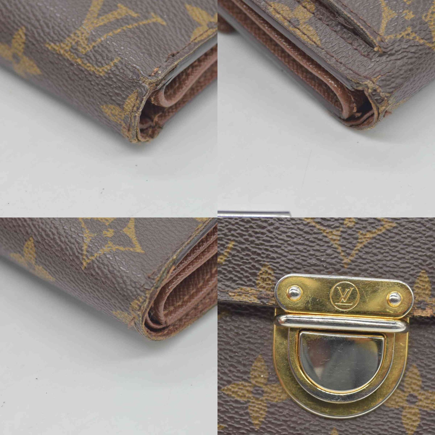 $705 2005 Louis Vuitton Monogram Koala Compact Wallet SD0095