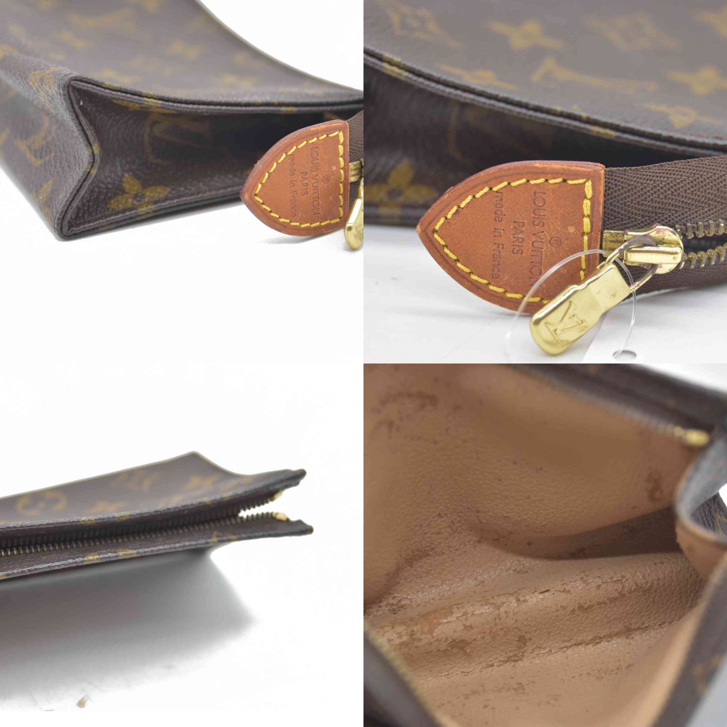 Louis Vuitton Monogram Poche Toilette 15 Cosmetic Pouch MB1928