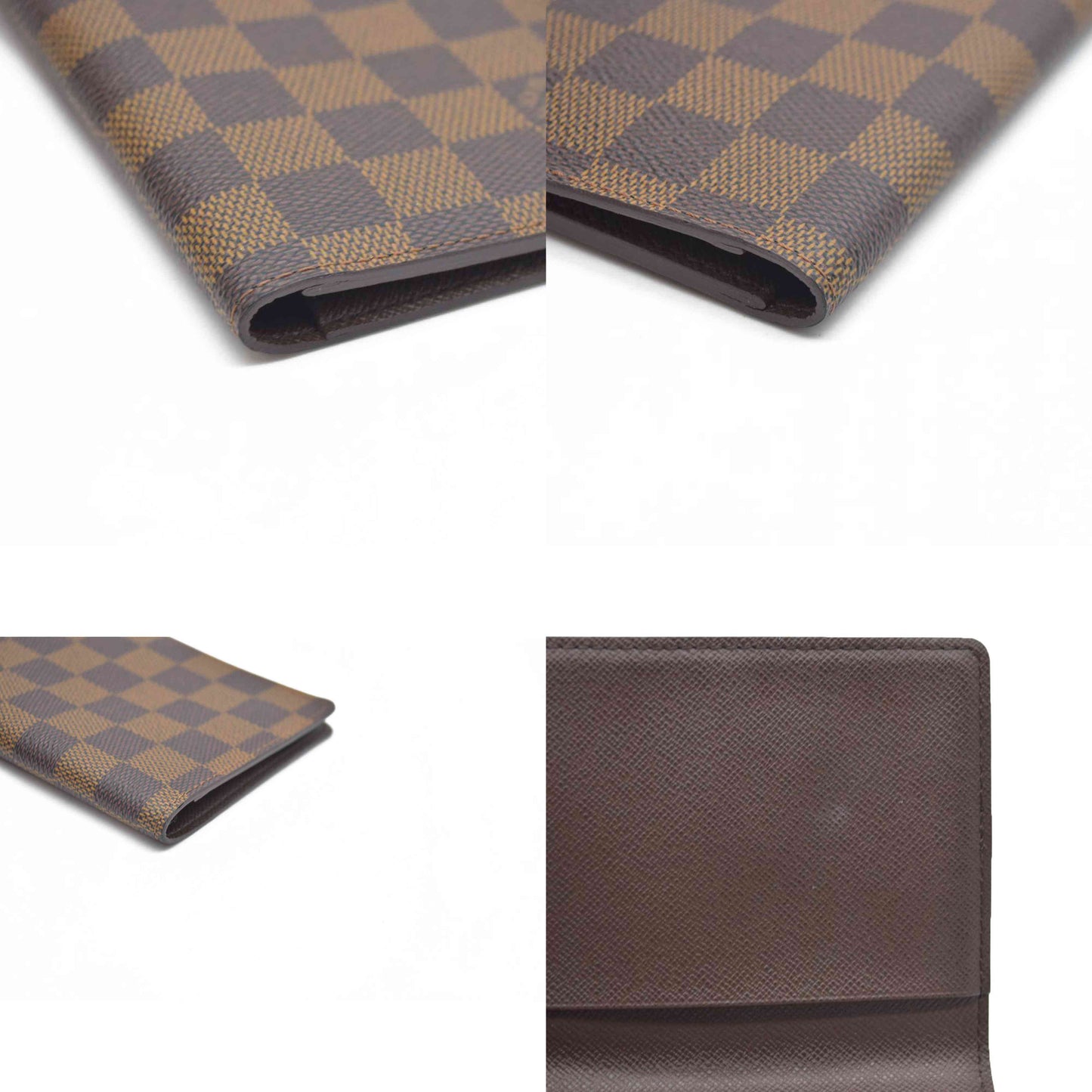 $390 Louis Vuitton  Damier Ebene Passport Cover CA4087