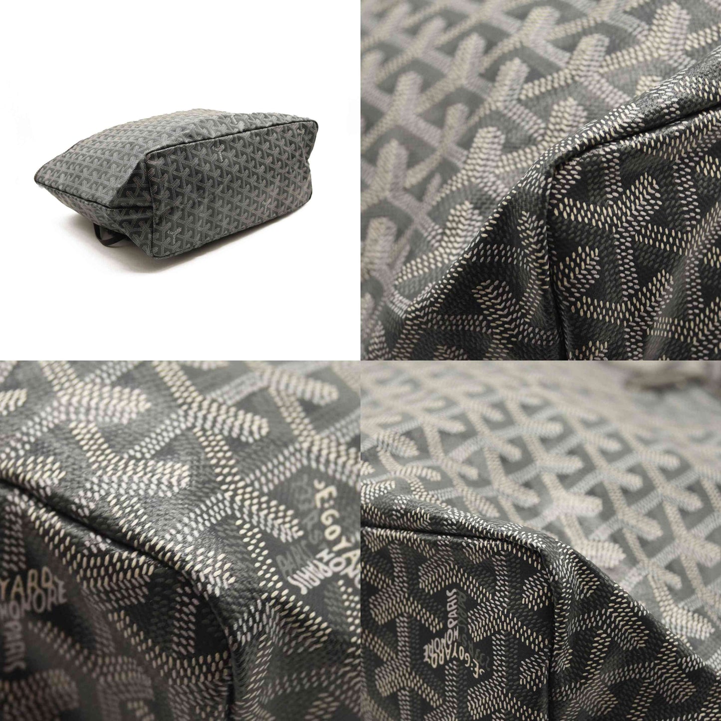 NEW GOYARD Goyardine Saint Louis PM Grey