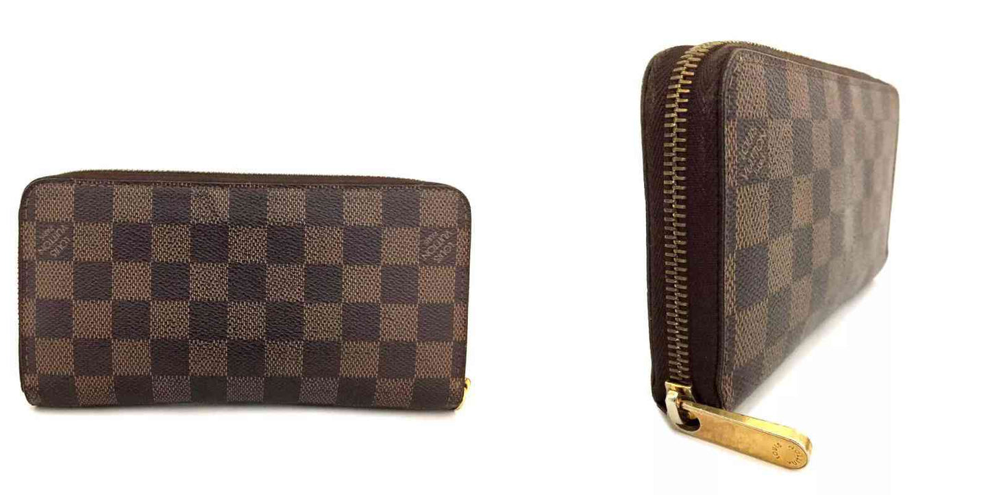 Louis Vuitton  Damier Ebene Zippy Wallet CA4059