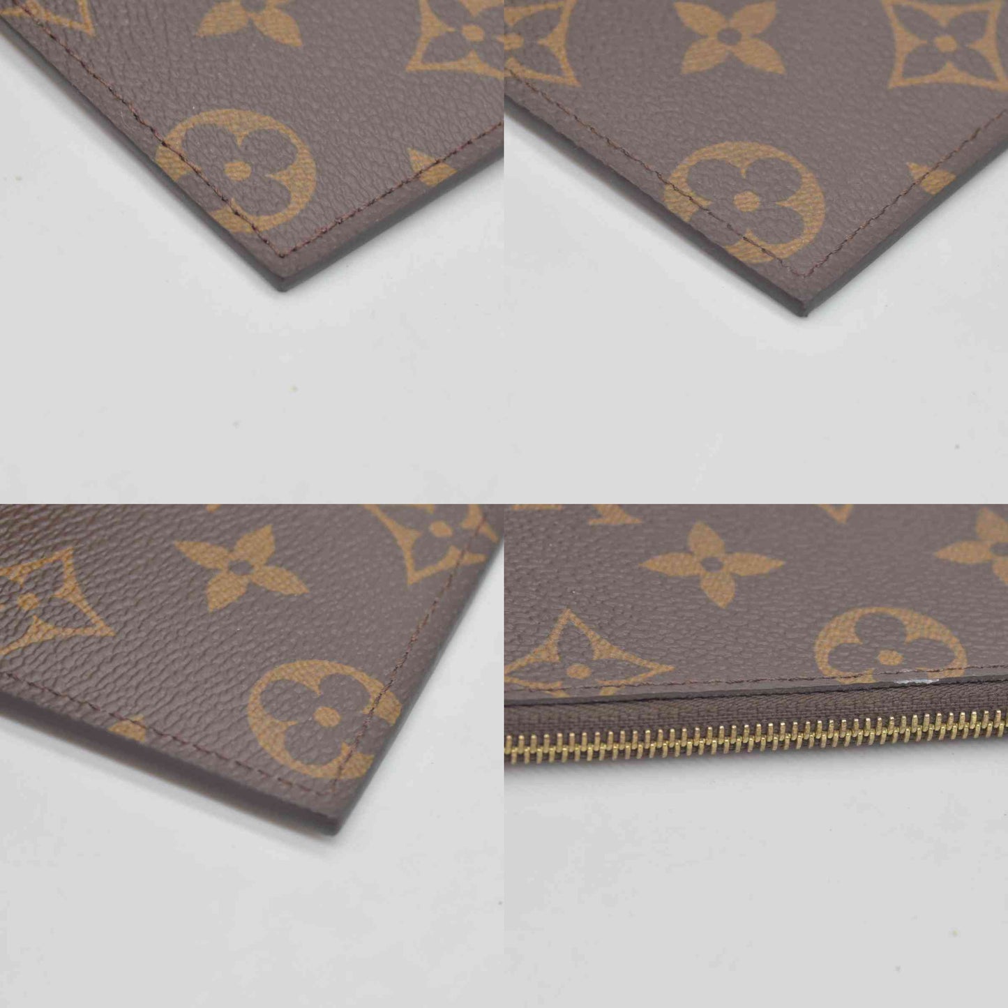 Louis Vuitton  Monogram Felicie Chain Wallet Zippered Insert Fuchsia