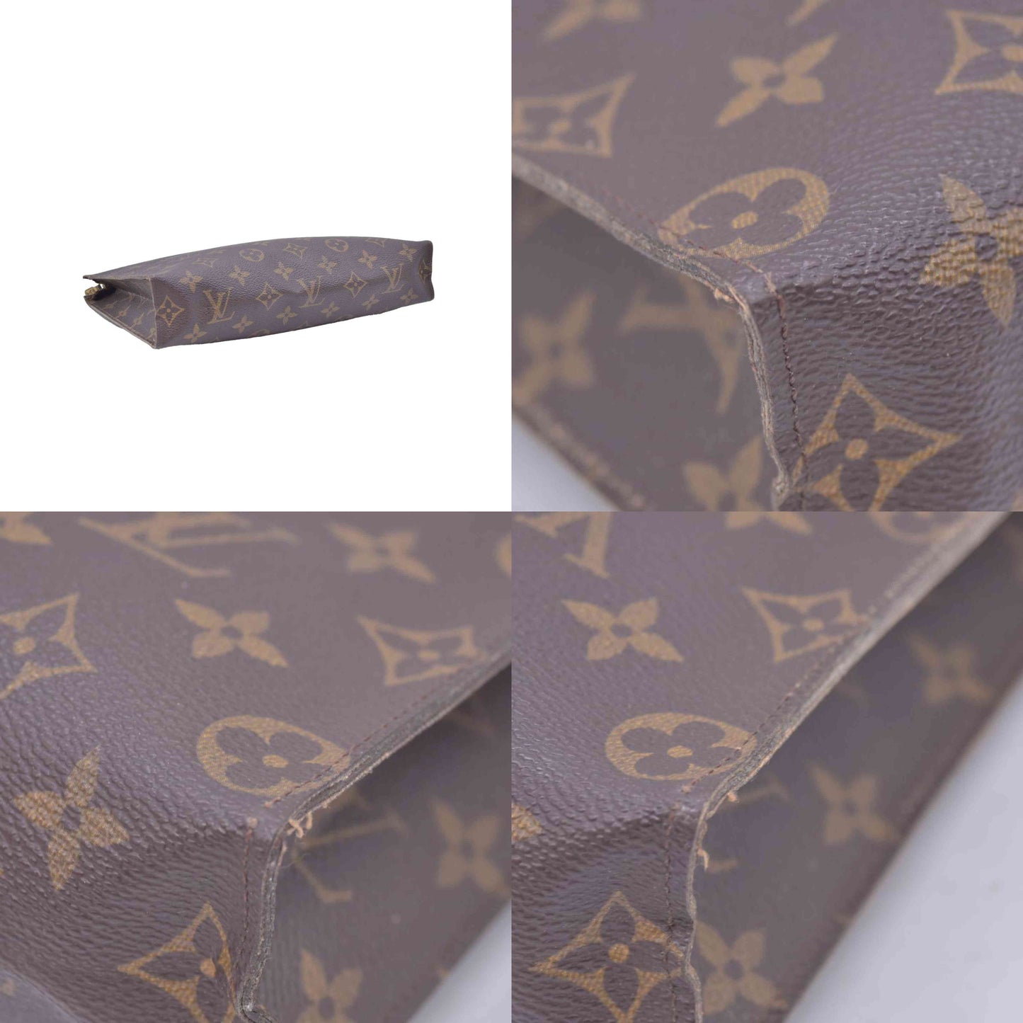 $760 LOUIS VUITTON Monogram Toiletry Pouch 26 France VINTAGE