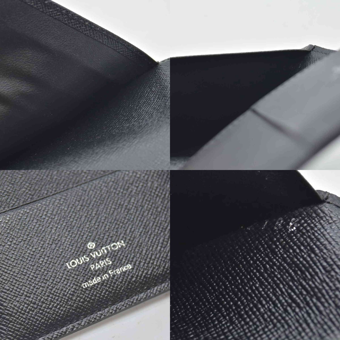 $390 2016 Louis Vuitton Damier Graphite Passport Cover MB2186