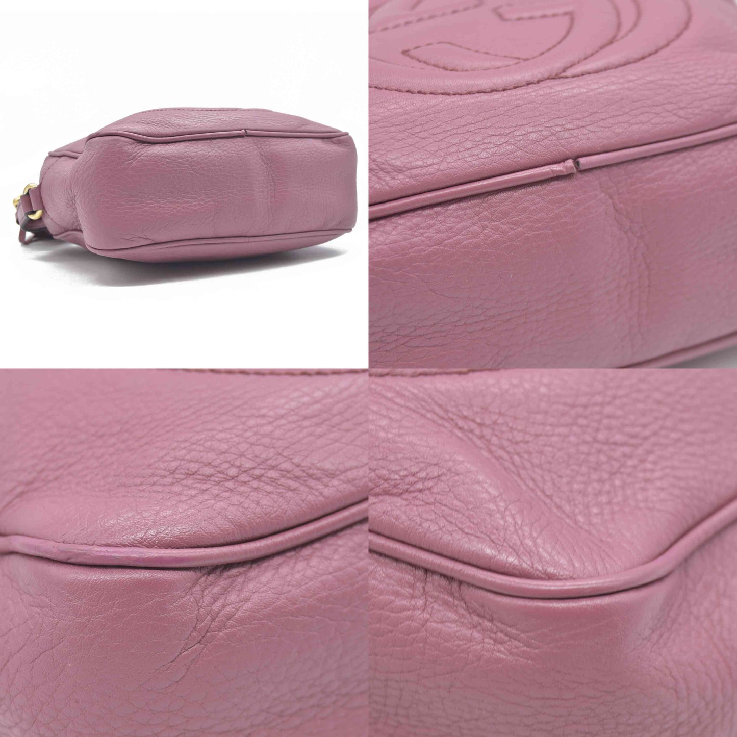 $1490 GUCCI Soho Disco Leather Shoulder Bag