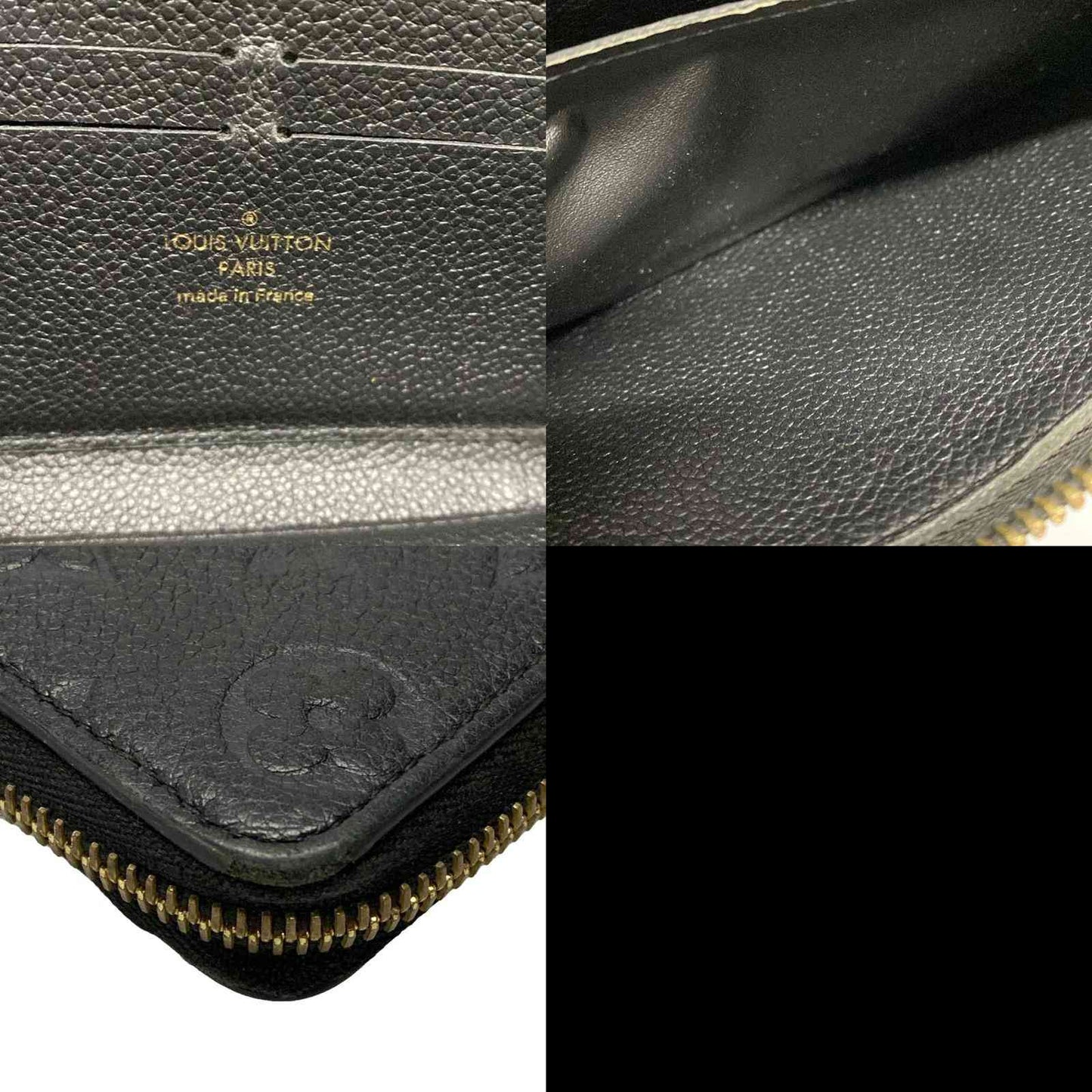 Louis Vuitton  Empreinte Clemence Wallet Black SP0116