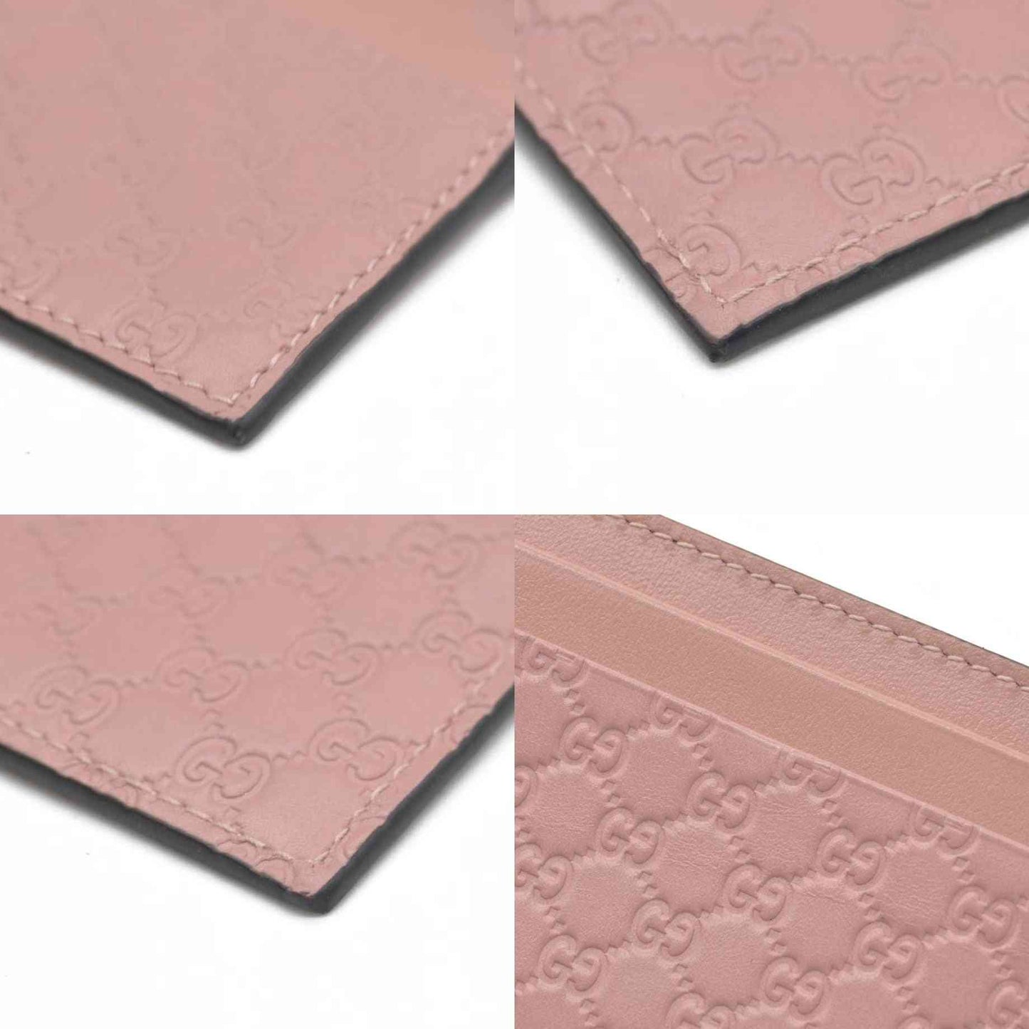 $380 Gucci Microguccissima Pattern Leather Card Holder CONSIGNMENT