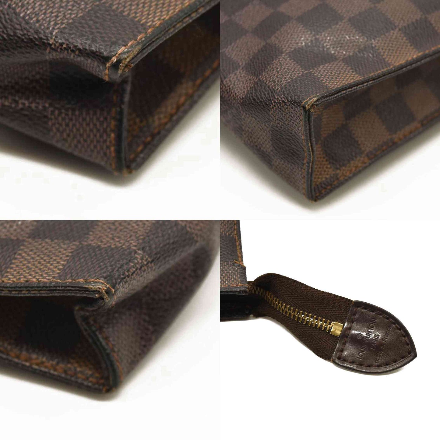 Louis Vuitton  Damier Ebene Toiletry Pouch 26