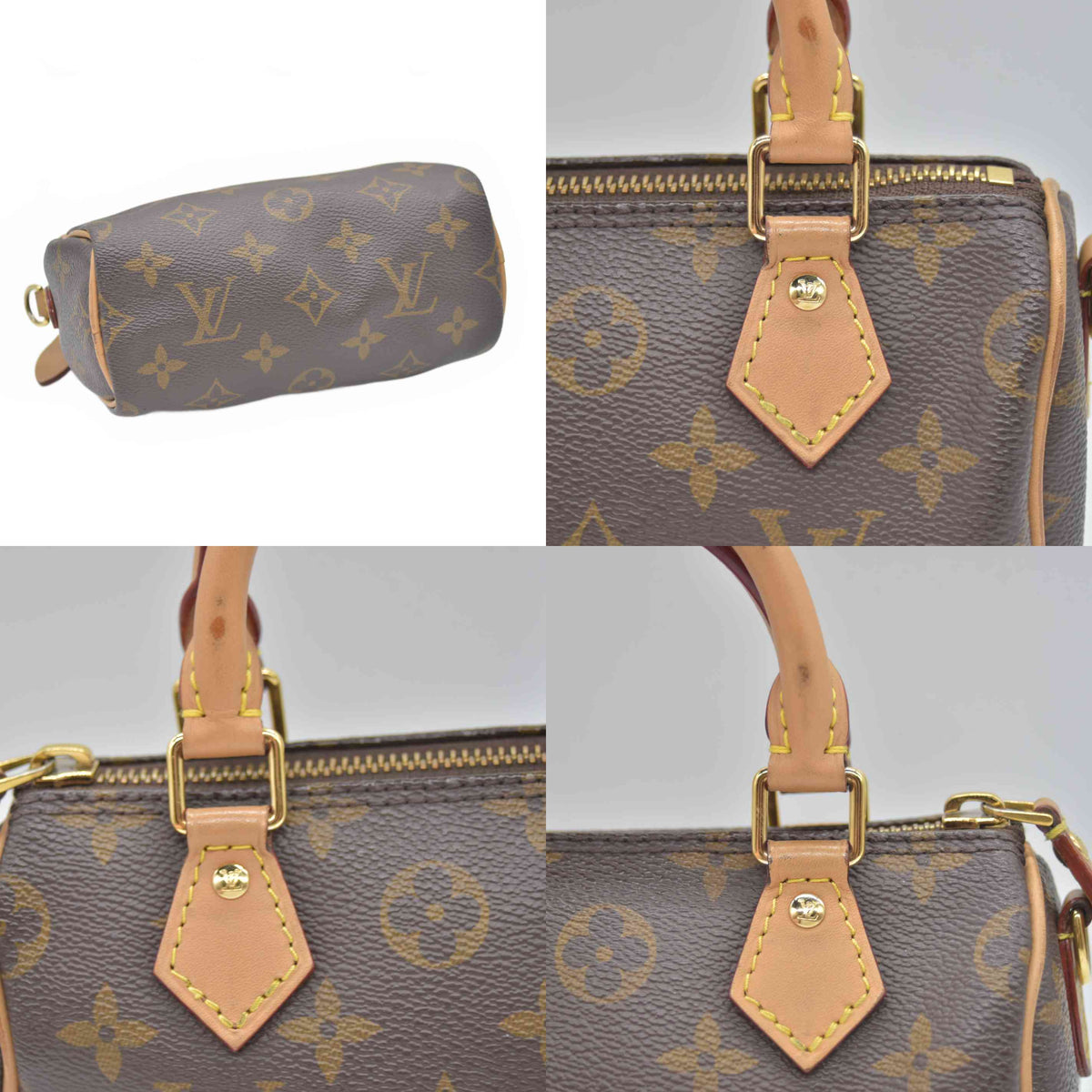 $1960 2022 Louis Vuitton Monogram Nano Speedy Bandouliere TY3212 10020484