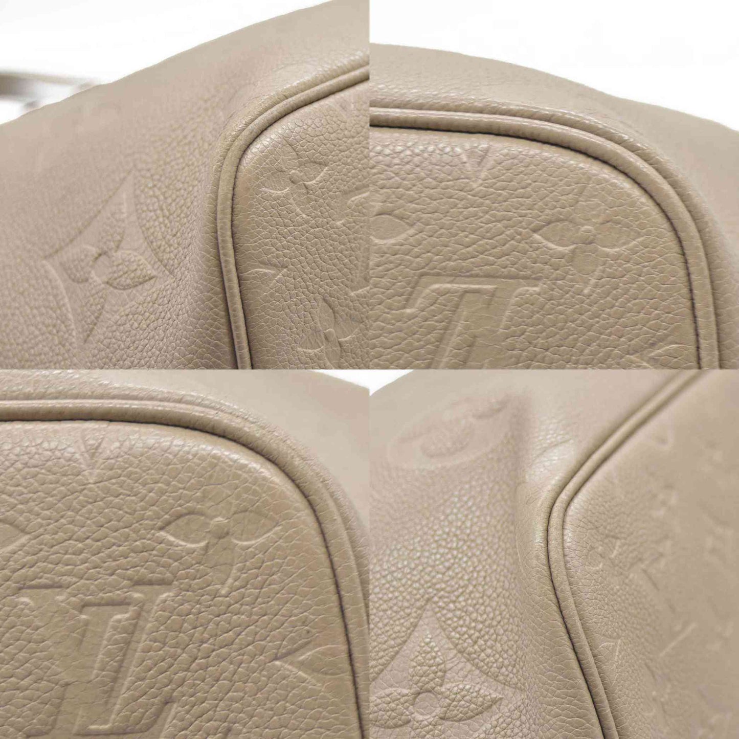 Louis Vuitton  Empreinte Monogram Giant Neverfull MM Tourterelle