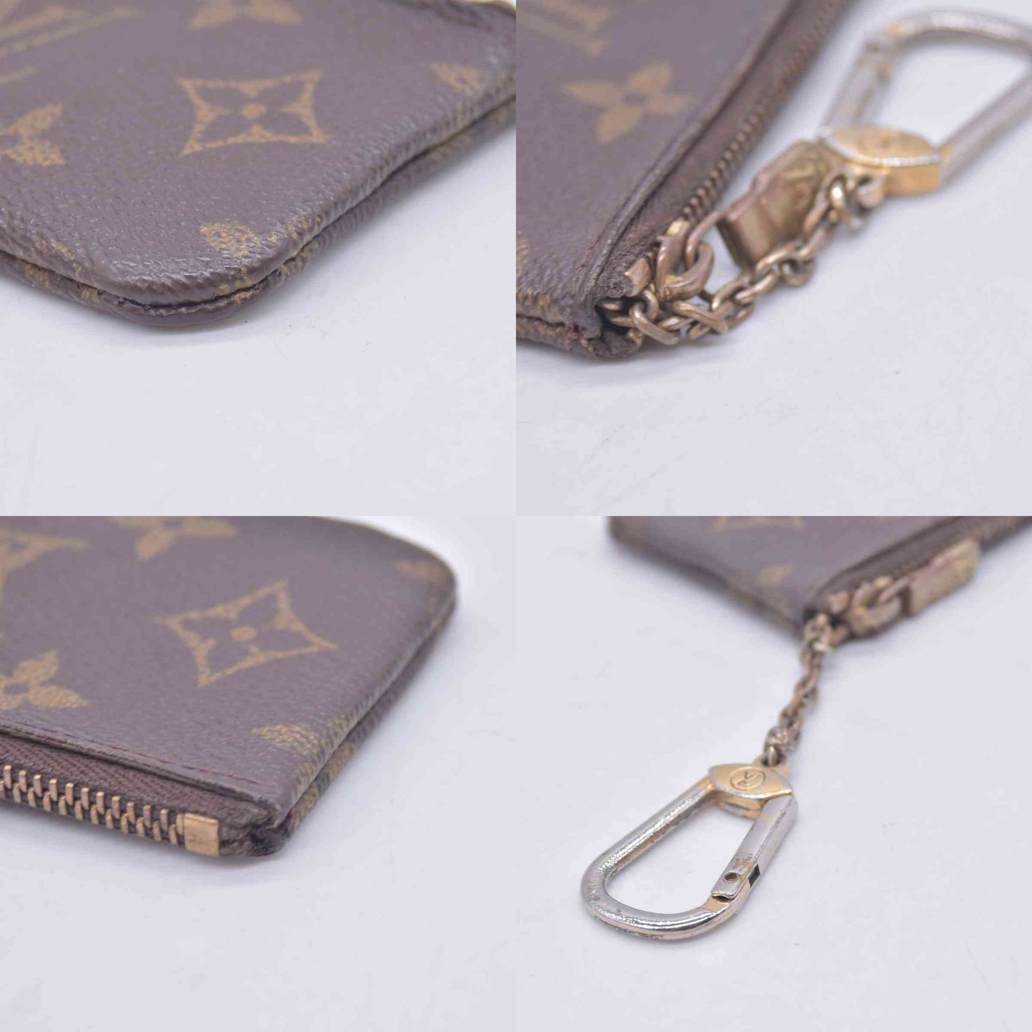 $355 2006 Louis Vuitton Monogram Pochette Cles Key Holder CA0026  CONSIGNMENT