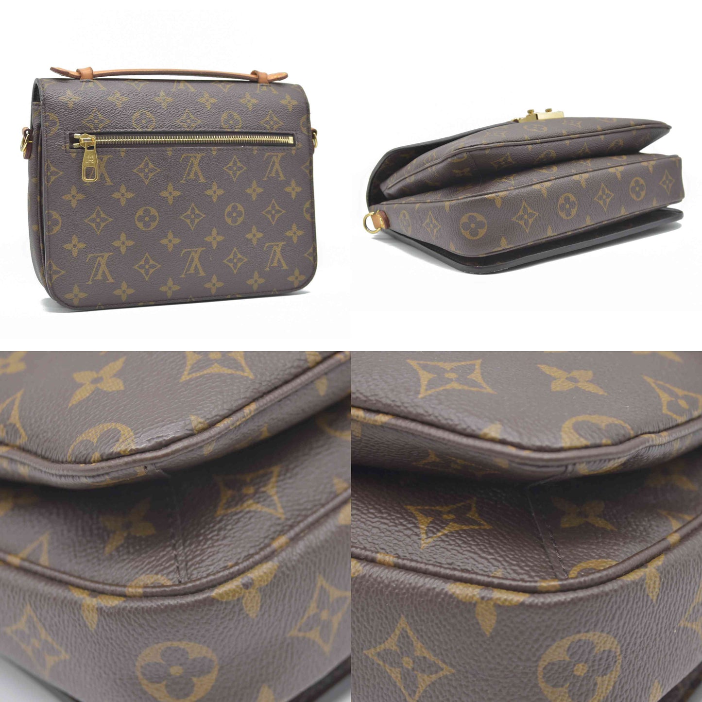 $2760 Louis Vuitton  Monogram Pochette Metis RFID