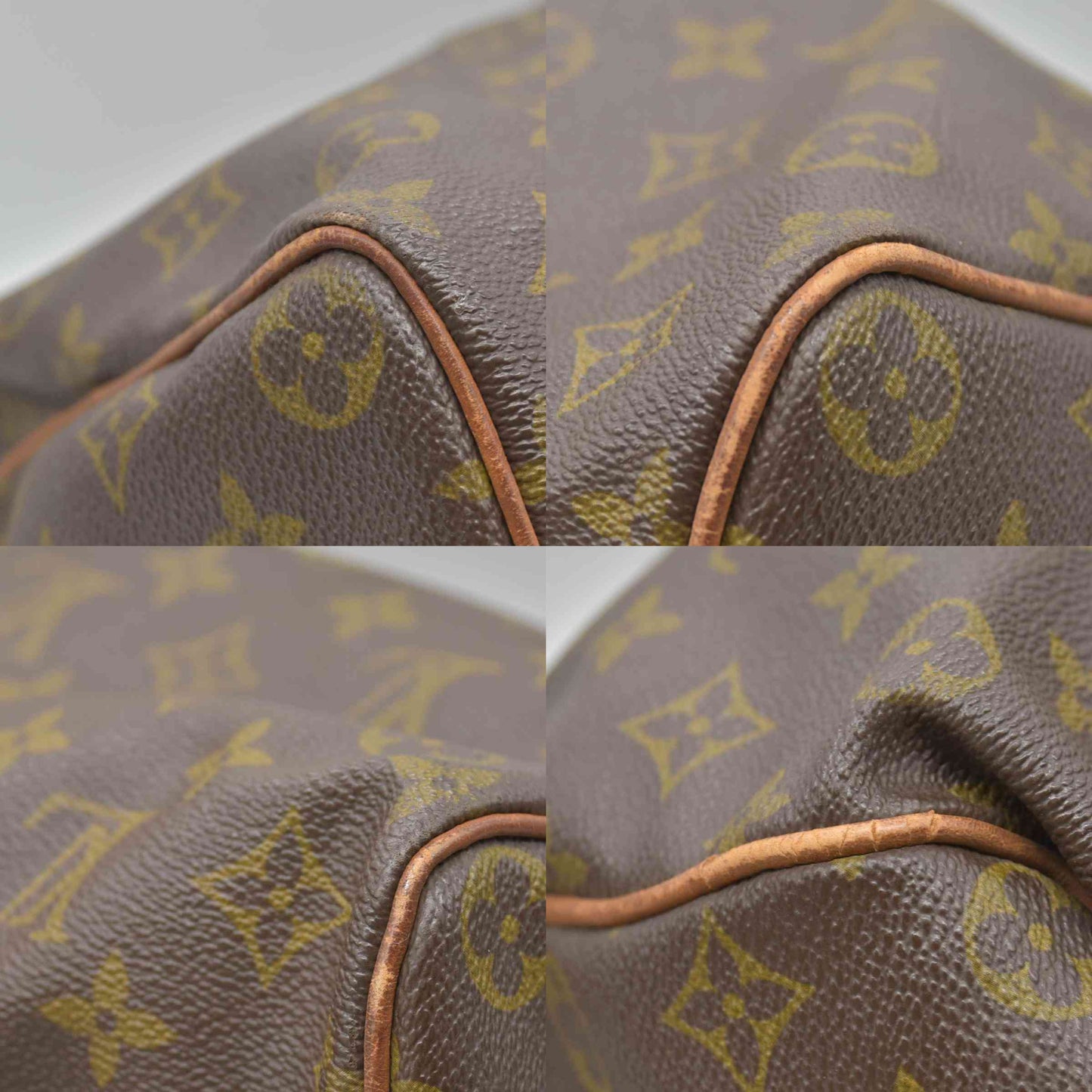 $1700 Louis Vuitton Monogram Speedy 35 SA