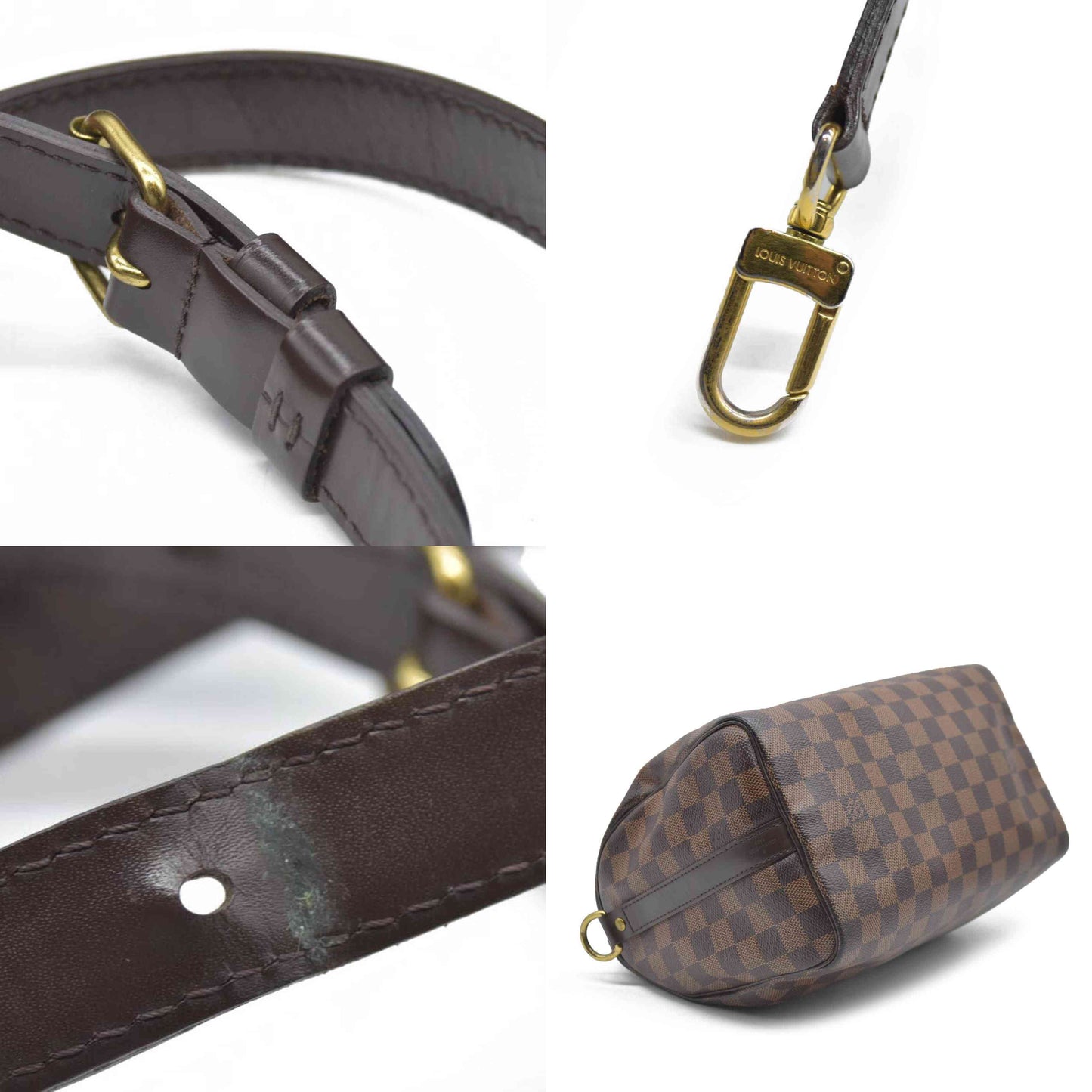 $1940 AUCTION Louis Vuitton  Damier Ebene Speedy Bandouliere 25 2018